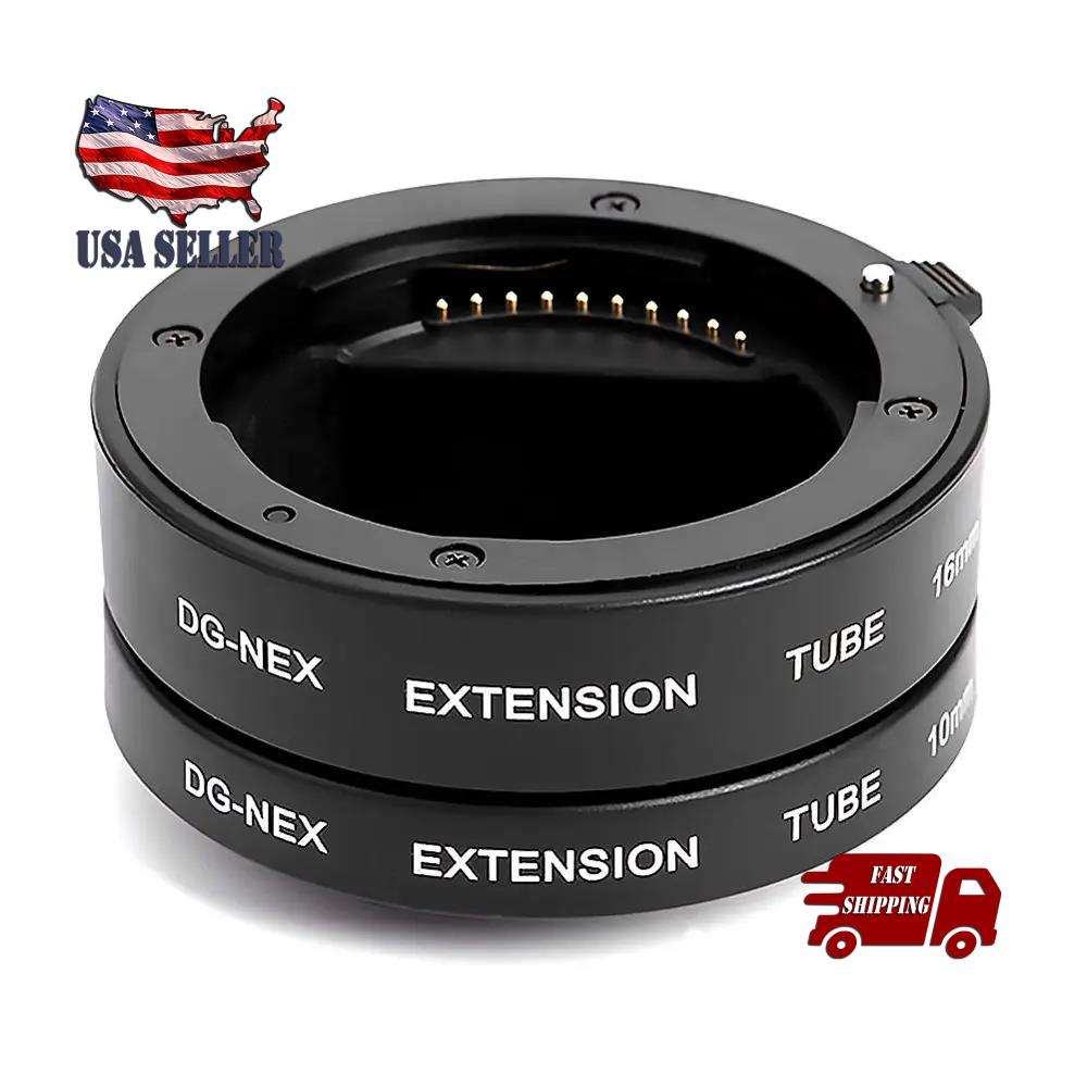 Picture of Auto Focus Macro Lens Extension Tube Ring for Sony NEX E-Mount Camera Converter